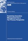 Image for Examining Innovation Management from a Fair Process Perspective