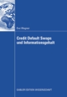 Image for Credit Default Swaps und Informationsgehalt