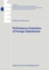 Image for Performance Evaluation of Foreign Subsidiaries