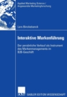 Image for Interaktive Markenfuhrung : Der personliche Verkauf als Instrument des Markenmanagements im B2B-Geschaft
