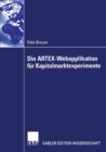 Image for Die ARTEX-Webapplikation fur Kapitalmarktexperimente