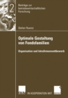 Image for Optimale Gestaltung von Fondsfamilien: Organisation und Intrafirmenwettbewerb