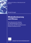 Image for Mindestbesteuerung und Effizienz: Eine okonomische Analyse der Mindestbesteuerung im deutschen und US-amerikanischen Korperschaftsteuerrecht : 18