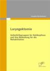 Image for Laryngektomie: Selbsthilfegruppen fur Kehlkopflose und ihre Bedeutung fur die Rehabilitation