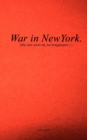 Image for War in NewYork