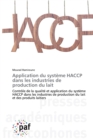 Image for Application du systeme HACCP dans les industries de production du lait