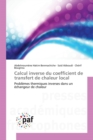 Image for Calcul Inverse Du Coefficient de Transfert de Chaleur Local