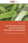 Image for Suivi de listeria innocua soumise a des chocs thermiques et osmotiques