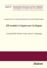 Image for Gli uomini si legano per la lingua. Festschrift f r Werner Forner zum 65. Geburtstag