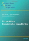Image for Perspektiven linguistischer Sprachkritik