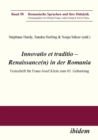 Image for Innovatio et traditio - Renaissance(n) in der Romania. Festschrift f r Franz-Josef Klein zum 65. Geburtstag