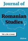 Image for Journal of Romanian Studies – Volume 1, No. 2 (2019)
