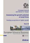 Image for Assessing the growth potential of small firms: Guiding young firms to higher growth