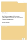 Image for Konfliktberatung als Teil externer Unternehmensberatung im Rahmen des Change Managements