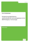 Image for Integrationsmoeglichkeiten unterschiedlicher Anwendungstypen in der IBM Workplace-Technologie