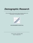 Image for Demographic Research Volume 19 Book 4