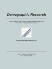 Image for Demographic Research Volume 19 Book 5