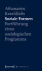 Image for Soziale Formen: Fortfuhrung eines soziologischen Programms