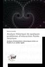 Image for Analyse Theorique de Quelques Problemes d&#39;Interaction Fluide-Structure
