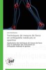 Image for Techniques de Mesure de Force En Orthopedie Medicale Et Sportive