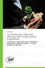 Image for La Creation de Valeur Des Alliances (As) Et Des Fusions-Acquisitions