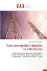 Image for Pour Une Gestion Durable de L Electricite