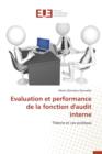 Image for Evaluation Et Performance de la Fonction d&#39;Audit Interne
