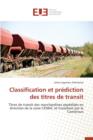 Image for Classification Et Prediction Des Titres de Transit