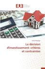 Image for La Decision d&#39;Investissement