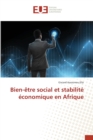 Image for Bien-etre social et stabilite economique en Afrique