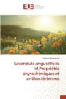 Image for Lavandula angustifolia M.Proprietes phytochimiques et antibacteriennes