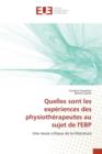 Image for Quelles Sont Les Experiences Des Physiotherapeutes Au Sujet de l&#39;Ebp