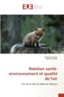 Image for Relation Sante-Environnement Et Qualite de l&#39;Air