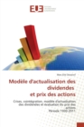 Image for Modele Dactualisation Des Dividendes Et Prix Des Actions