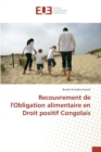 Image for Recouvrement de l&#39;Obligation Alimentaire En Droit Positif Congolais