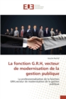 Image for La Fonction G.R.H, Vecteur de Modernisation de la Gestion Publique