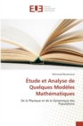 Image for Etude Et Analyse de Quelques Modeles Mathematiques