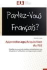 Image for Apprentissage/Acquisition Du Fle