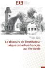 Image for Le Discours de l&#39;Instituteur La que Canadien-Fran ais Au 19e Si cle