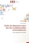 Image for Ordre de Dispersion Pour Des Lois Conditionnelles Archim diennes