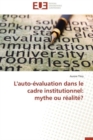 Image for L&#39;Auto-Evaluation Dans Le Cadre Institutionnel