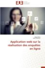 Image for Application Web Sur La R alisation Des Enqu tes En Ligne