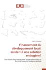 Image for Financement Du Developpement Local