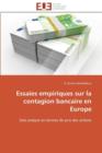 Image for Essaies Empiriques Sur La Contagion Bancaire En Europe