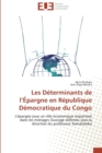 Image for Les determinants de l epargne en republique democratique du congo