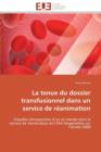 Image for La Tenue Du Dossier Transfusionnel Dans Un Service de R animation