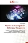 Image for Analyse Et Management de la S curit  Syst me