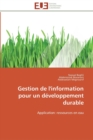 Image for Gestion de l&#39;information pour un developpement durable