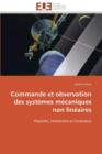 Image for Commande Et Observation Des Syst mes M caniques Non Lin aires