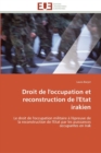 Image for Droit de l&#39;occupation et reconstruction de l&#39;etat irakien